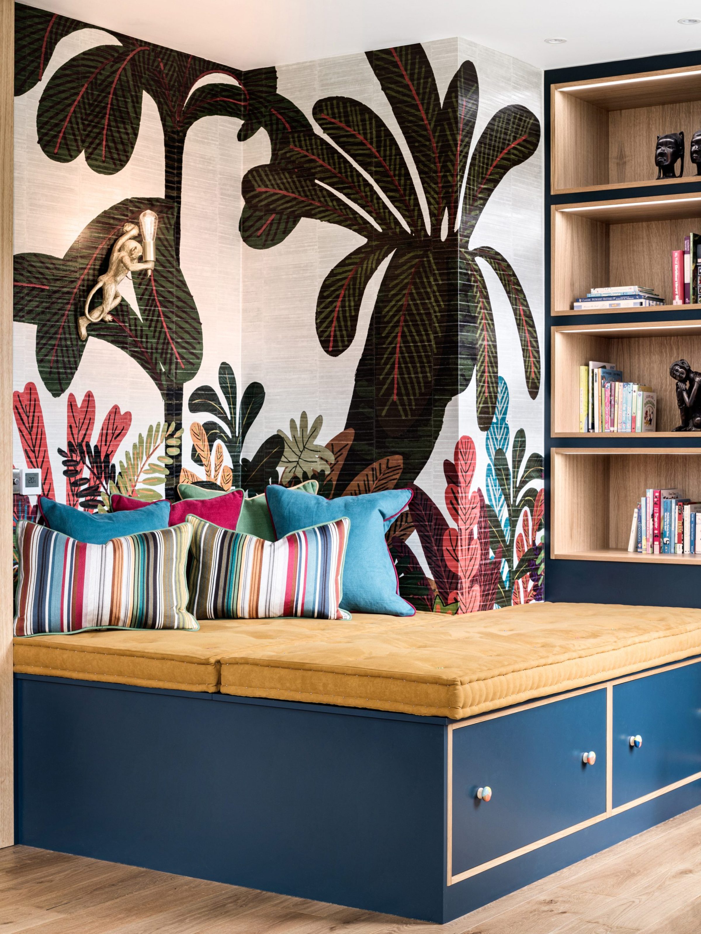 cosy colourful room design