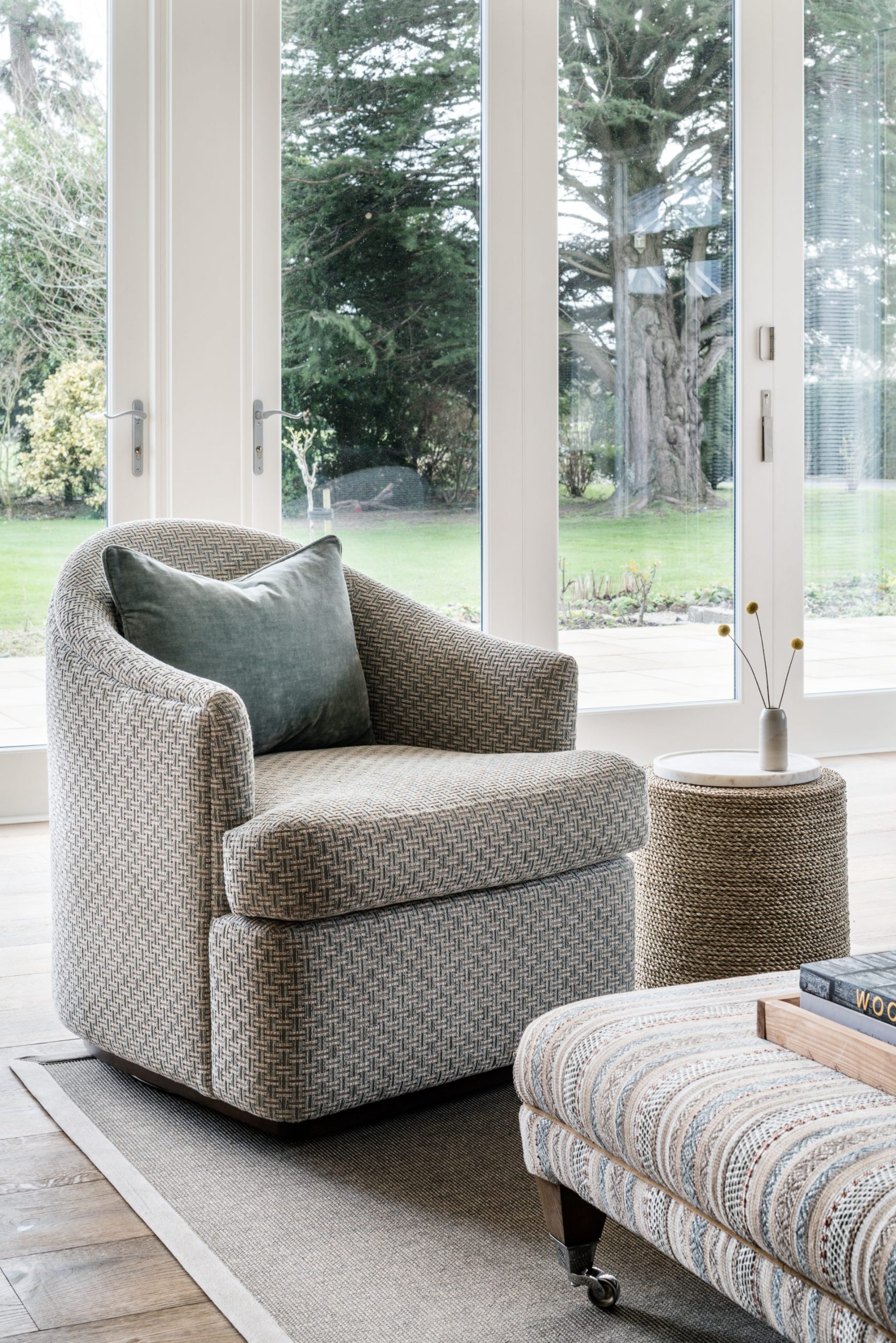 bespoke upholstered armchair