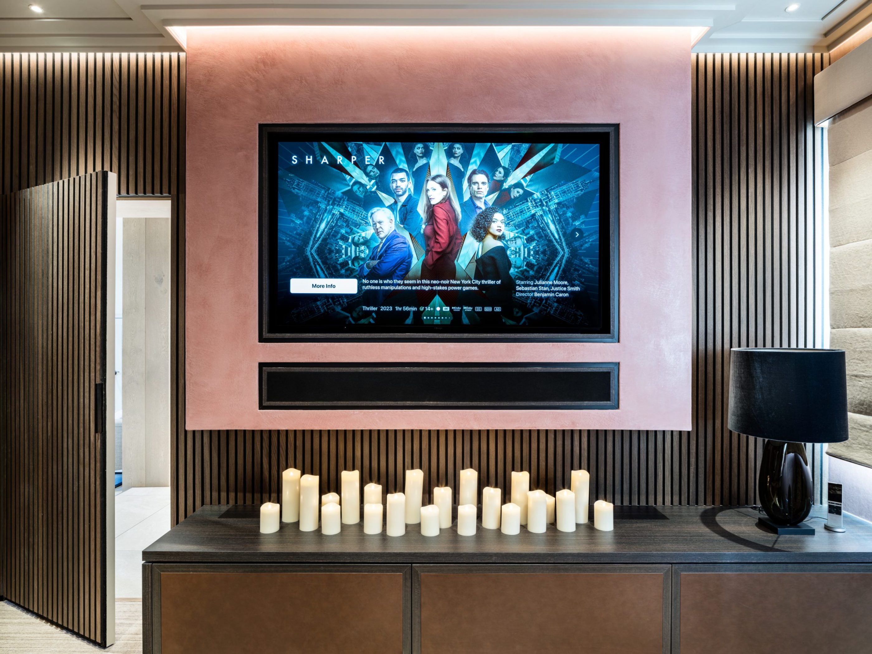 tv snug invisible door