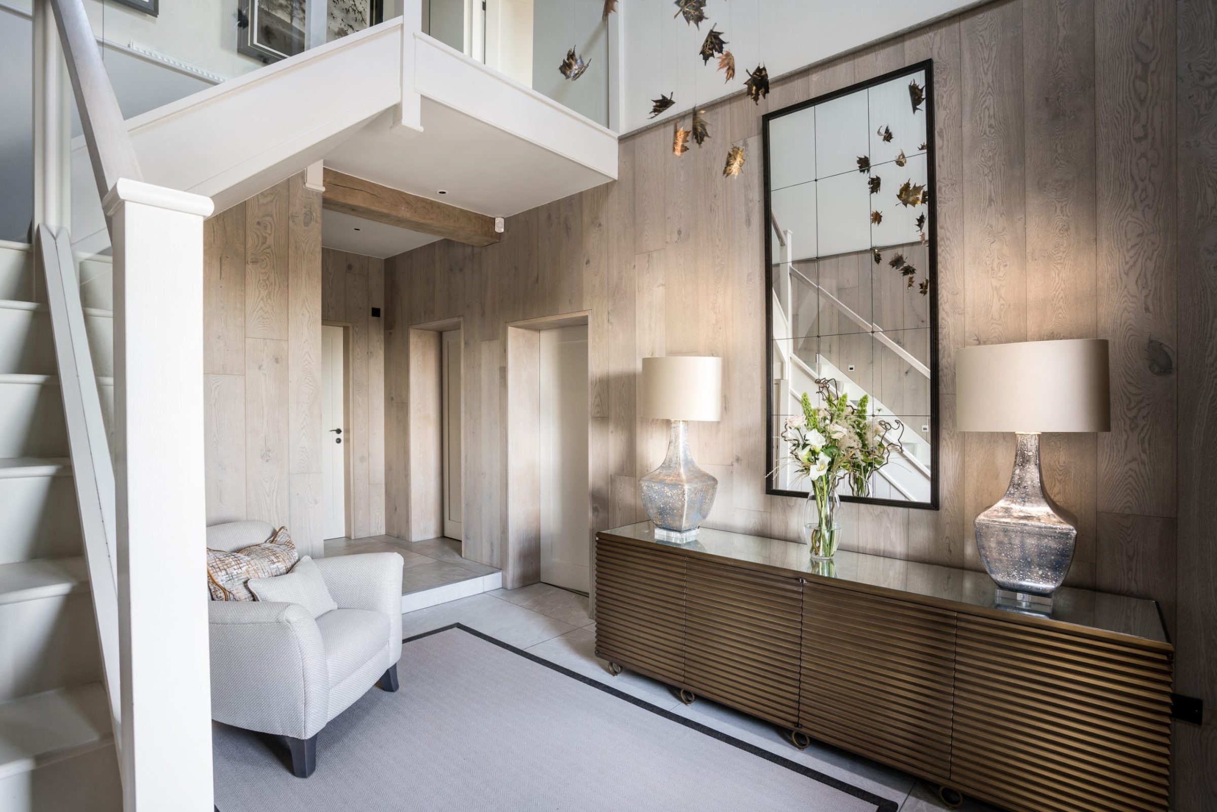 Entrance Hall Bespoke Wall Cladding